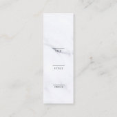 Minimalistisch Zakelijk Logo Kleding Label Hang Ta (Achterkant)