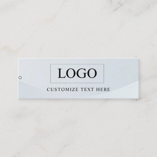 Minimalistisch Zakelijk Logo Kleding Label Hang Ta (Voorkant)