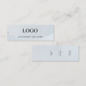 Minimalistisch Zakelijk Logo Kleding Label Hang Ta (Voorkant / Achterkant)