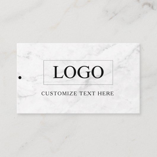 Minimalistisch Zakelijk Logo Kleding Label Hang Ta (Voorkant)