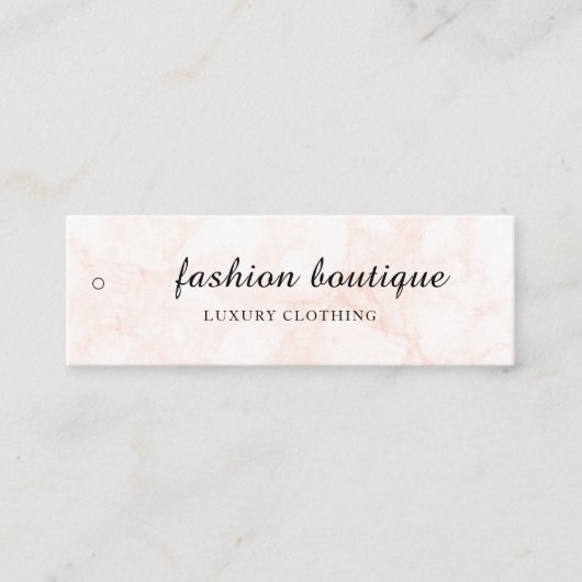 Minimalistisch Zakelijk Logo Kleding Label Hang Ta (Voorkant)