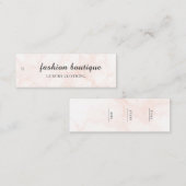 Minimalistisch Zakelijk Logo Kleding Label Hang Ta (Voorkant / Achterkant)