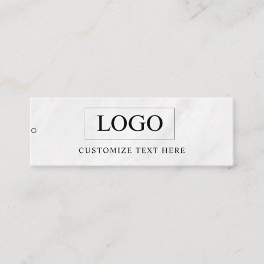 Minimalistisch Zakelijk Logo Kleding Label Hang Ta (Voorkant)