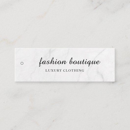 Minimalistisch Zakelijk Logo Kleding Label Hang Ta (Voorkant)