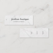Minimalistisch Zakelijk Logo Kleding Label Hang Ta (Voorkant / Achterkant)