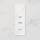 Minimalistisch Zakelijk Logo Kleding Label Hang Ta (Achterkant)