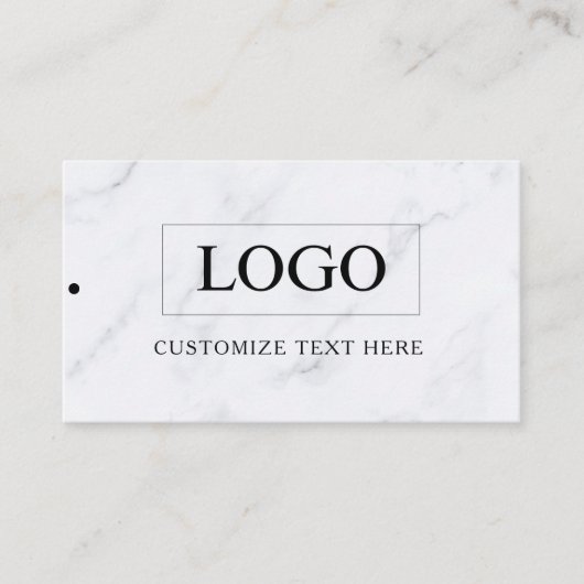 Minimalistisch Zakelijk Logo Kleding Label Hang Ta (Voorkant)