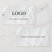 Minimalistisch Zakelijk Logo Kleding Label Hang Ta (Voorkant / Achterkant)