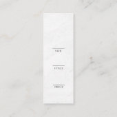 Minimalistisch Zakelijk Logo Kleding Label Hang Ta (Achterkant)