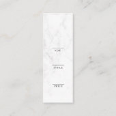 Minimalistisch Zakelijk Logo Kleding Label Hang Ta (Achterkant)
