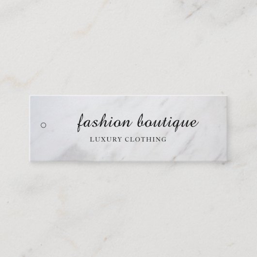 Minimalistisch Zakelijk Logo Kleding Label Hang Ta (Voorkant)