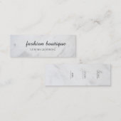 Minimalistisch Zakelijk Logo Kleding Label Hang Ta (Voorkant / Achterkant)