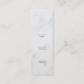 Minimalistisch Zakelijk Logo Kleding Label Hang Ta (Achterkant)