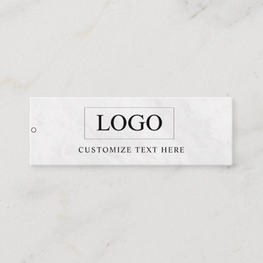 Minimalistisch Zakelijk Logo Kleding Label Hang Ta (Voorkant)