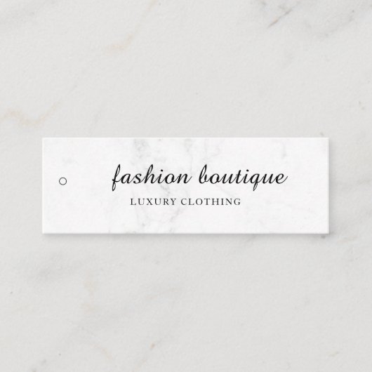Minimalistisch Zakelijk Logo Kleding Label Hang Ta (Voorkant)