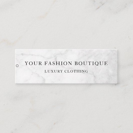 Minimalistisch Zakelijk Logo Kleding Label Hang Ta (Voorkant)
