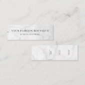 Minimalistisch Zakelijk Logo Kleding Label Hang Ta (Voorkant / Achterkant)