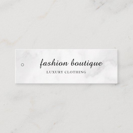 Minimalistisch Zakelijk Logo Kleding Label Hang Ta (Voorkant)