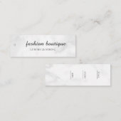 Minimalistisch Zakelijk Logo Kleding Label Hang Ta (Voorkant / Achterkant)