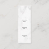Minimalistisch Zakelijk Logo Kleding Label Hang Ta (Achterkant)