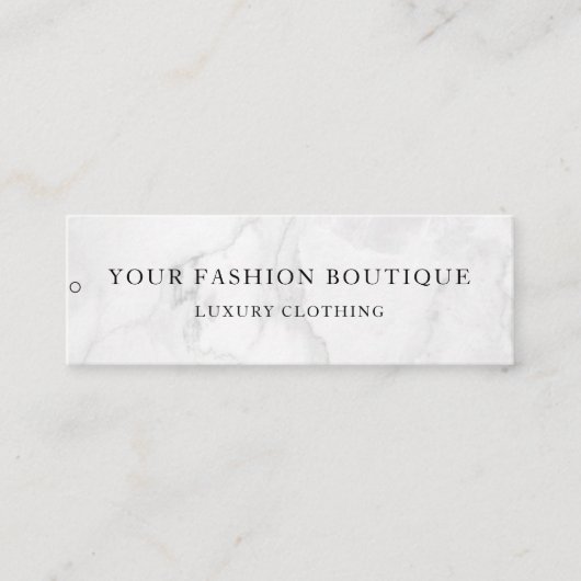 Minimalistisch Zakelijk Logo Kleding Label Hang Ta (Voorkant)