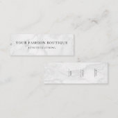 Minimalistisch Zakelijk Logo Kleding Label Hang Ta (Voorkant / Achterkant)