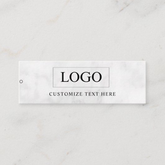 Minimalistisch Zakelijk Logo Kleding Label Hang Ta (Voorkant)