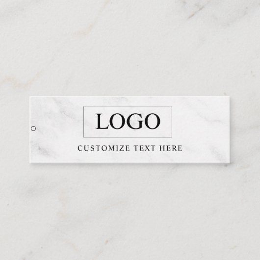 Minimalistisch Zakelijk Logo Kleding Label Hang Ta (Voorkant)