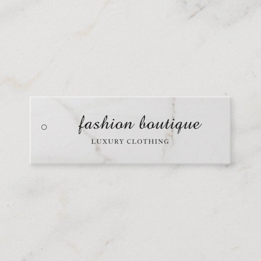 Minimalistisch Zakelijk Logo Kleding Label Hang Ta (Voorkant)
