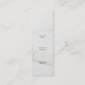 Minimalistisch Zakelijk Logo Kleding Label Hang Ta (Achterkant)