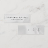 Minimalistisch Zakelijk Logo Kleding Label Hang Ta (Voorkant / Achterkant)