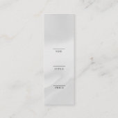 Minimalistisch Zakelijk Logo Kleding Label Hang Ta (Achterkant)