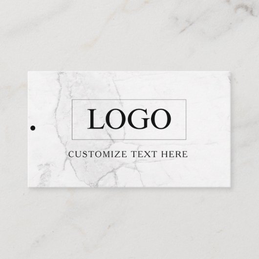 Minimalistisch Zakelijk Logo Kleding Label Hang Ta (Voorkant)