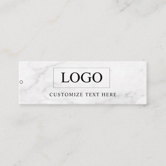 Minimalistisch Zakelijk Logo Kleding Label Hang Ta (Voorkant)