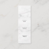 Minimalistisch Zakelijk Logo Kleding Label Hang Ta (Achterkant)