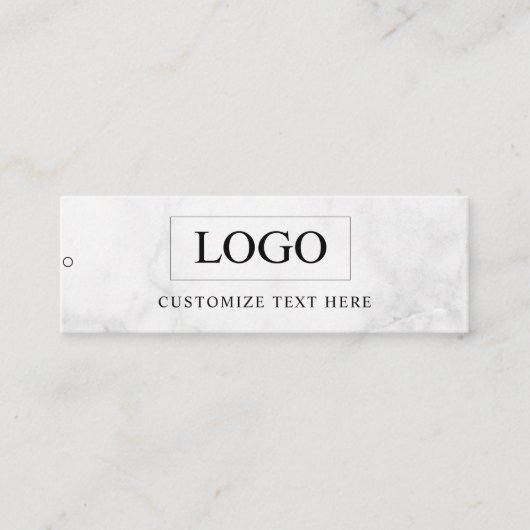 Minimalistisch Zakelijk Logo Kleding Label Hang Ta (Voorkant)