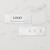Minimalistisch Zakelijk Logo Kleding Label Hang Ta (Voorkant / Achterkant)