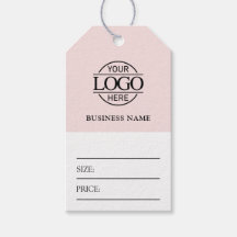 Minimalistisch Zakelijk Logo Kleding Prijs Hang Ta