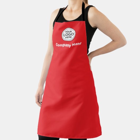 Minimalistisch zakelijk Logo-Schort Schort (Insitu)