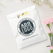 Minimalistisch zakelijk merklogo  bedankzakje (Gezegeld)