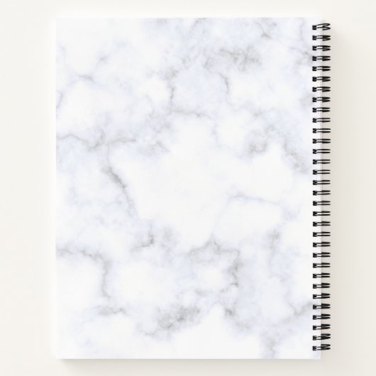 Minimalistisch zakelijk Notitieboek (Achterkant)