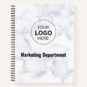 Minimalistisch zakelijk Notitieboek (Voorkant)