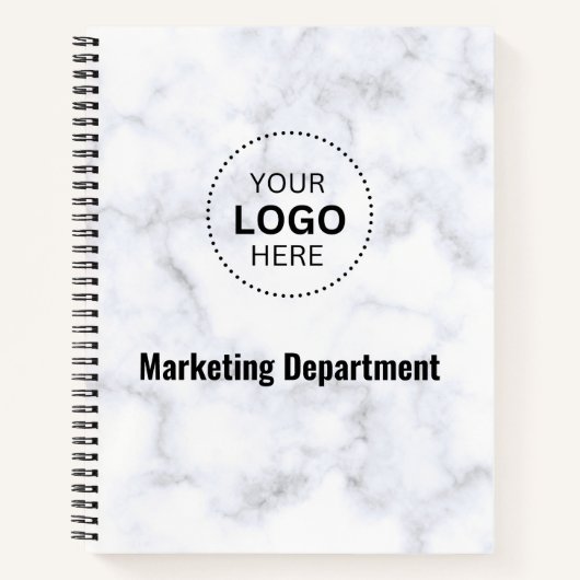 Minimalistisch zakelijk Notitieboek (Voorkant)