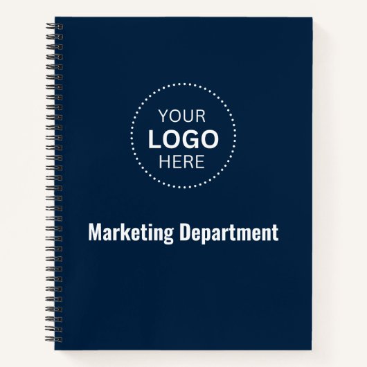 Minimalistisch zakelijk Notitieboek (Voorkant)