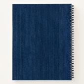 Minimalistisch zakelijk Notitieboek (Achterkant)