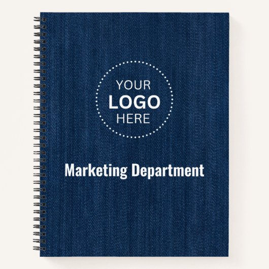 Minimalistisch zakelijk Notitieboek (Voorkant)