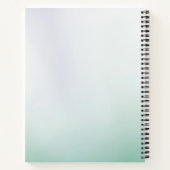 Minimalistisch zakelijk Notitieboek (Achterkant)