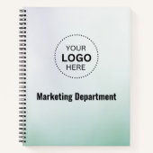 Minimalistisch zakelijk Notitieboek (Voorkant)