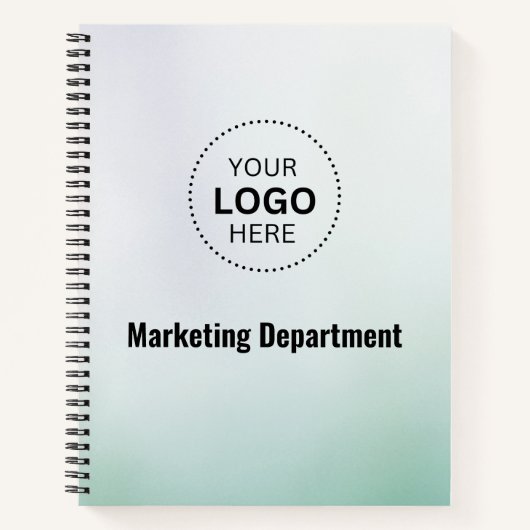 Minimalistisch zakelijk Notitieboek (Voorkant)