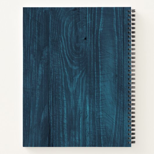 Minimalistisch zakelijk Notitieboek (Achterkant)